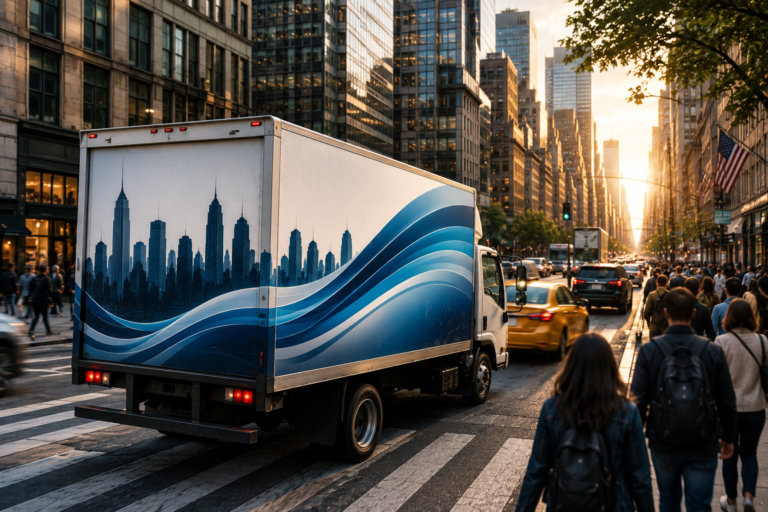 Single Wrapped Truck in New York City Can Generate 7 million Brand Impressions